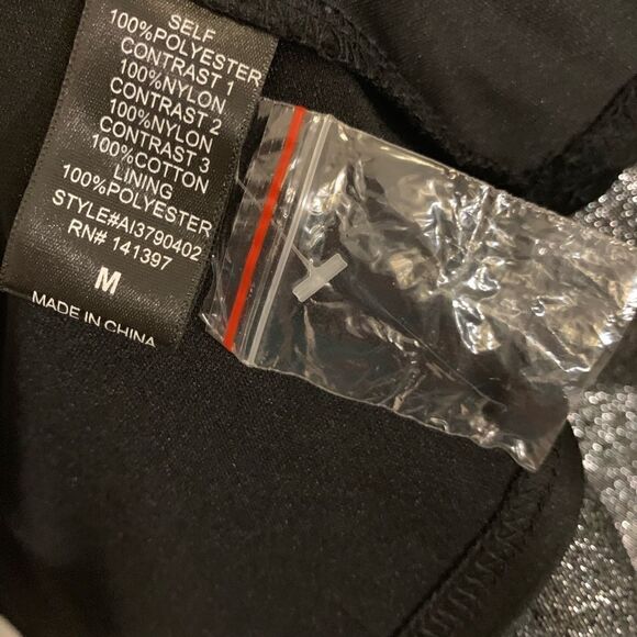 ASTR the Label Gunmetal Grey Metallic Lace Dress - Picture 8 of 8